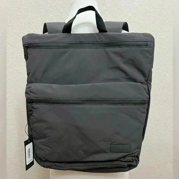 NEW Ted Baker London Crayve Slim Sleek Paper Touch Nylon Backpack - Picture 1 of 5